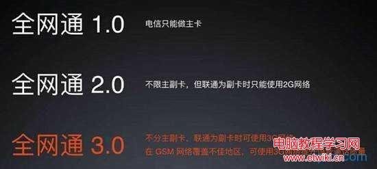 全網通3.0和全網通2.0區別有哪些？全網通3.0是什麼意思？